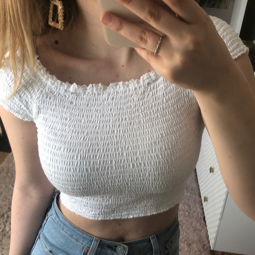 Abercrombie and Fitch stretch top